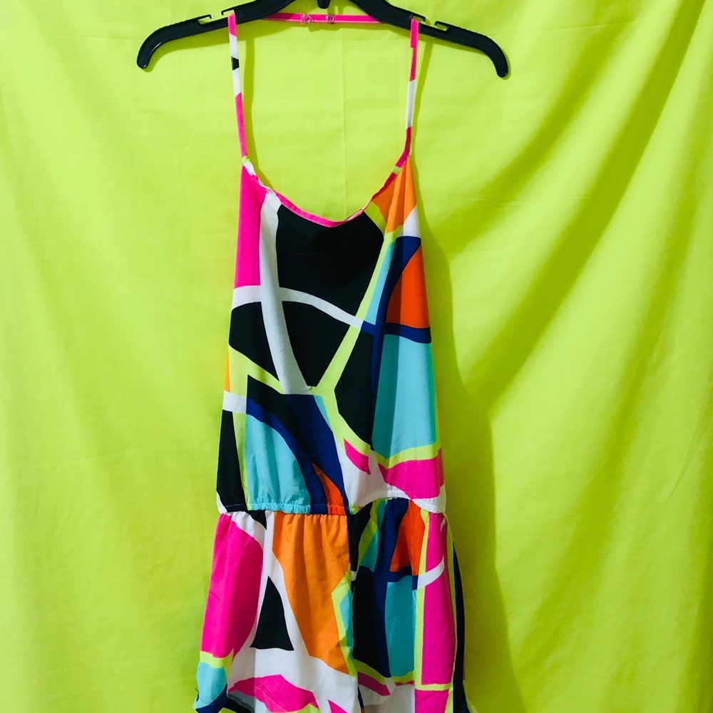 Fabletics Halter Open Back Romper🌸 - Picture 4 of 6